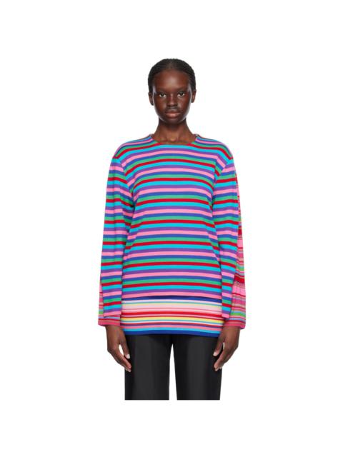 Comme Des Garçons Multicolor Layered Sweater