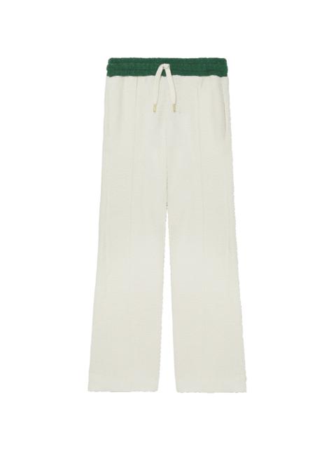 CASABLANCA Off-White Cashmere Colour Block Sweatpants