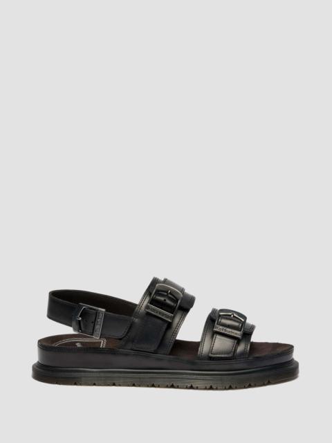 Dr. Martens San Two Strap Orleans Leather Sandals