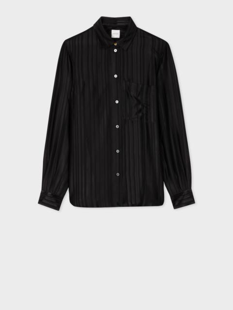 Black 'Shadow Stripe' Shirt