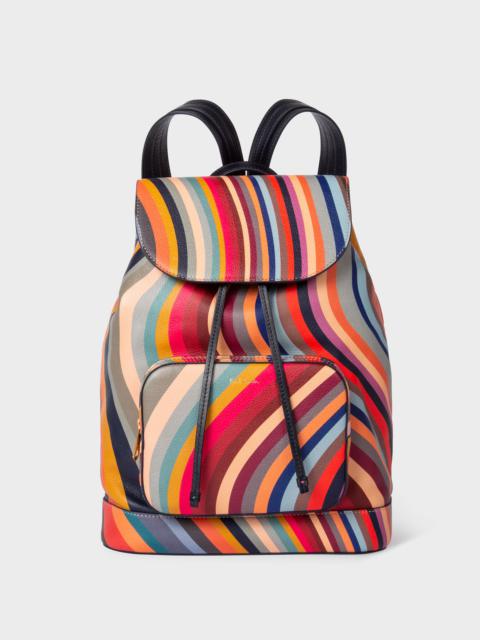 Paul Smith 'Swirl' Leather Backpack