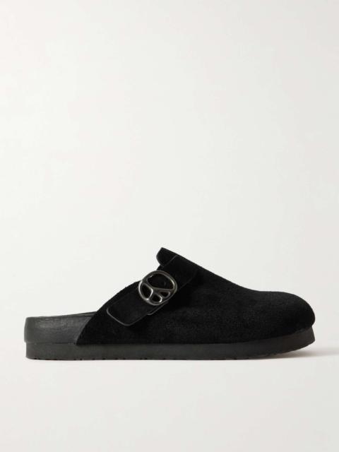 NEEDLES Perforated Suede Clogs
