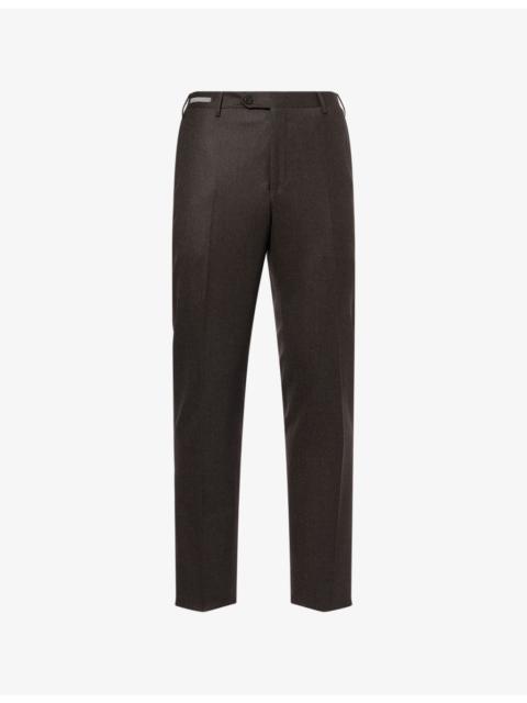 CORNELIANI Regular-Fit Straight-Leg Wool Trousers