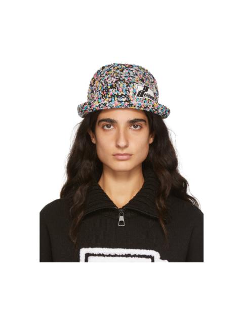 We11done Multicolor Crochet Logo Bucket Hat