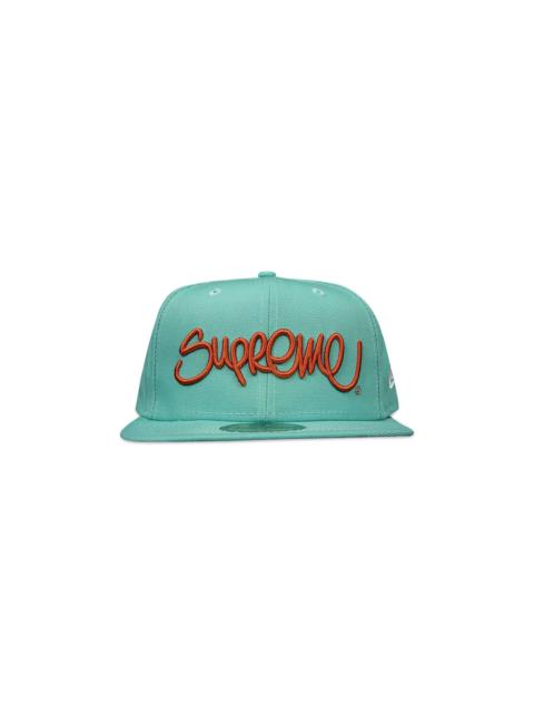 Supreme Handstyle New Era 'Mint'