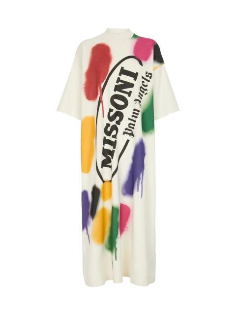 Palm Angels x Missoni printed T-shirt dress