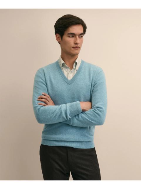 Brooks Brothers 3-Ply Cashmere V-Neck Sweater