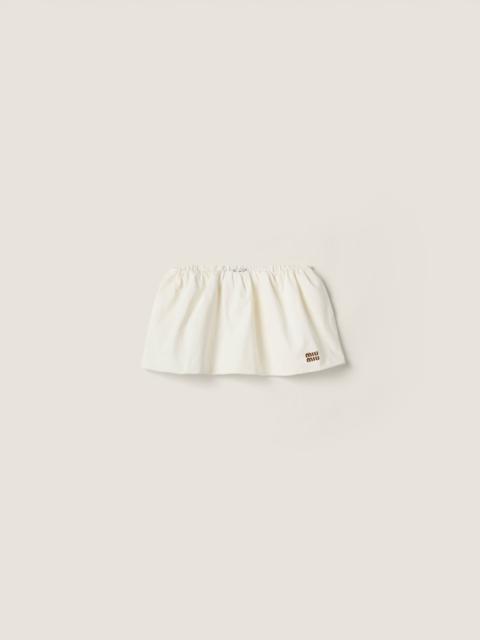 Miu Miu Jersey miniskirt