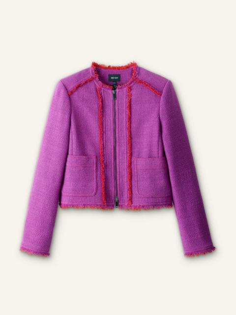 ME+EM Double Zip Crop Jacket