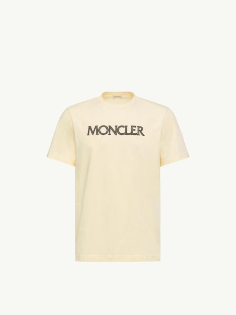 Moncler Logo Print Cotton T-Shirt