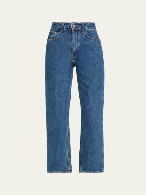 OSSOU Drift High-Rise Ankle Jeans