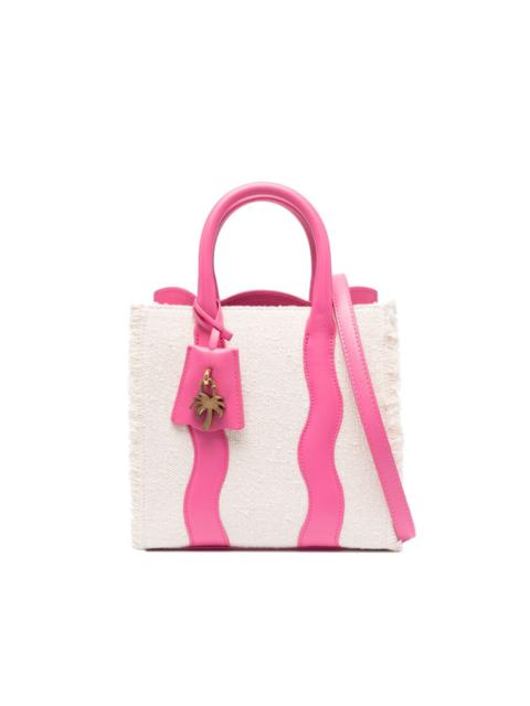 Palm Angels two-tone cotton tote bag