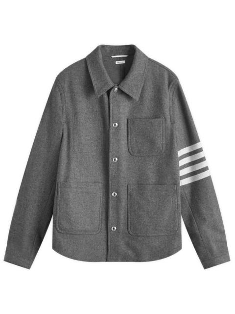 Thom Browne Thom Browne Melton Wool Utility Patch Jacket