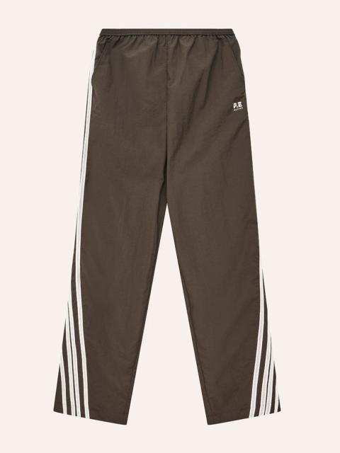 P.E NATION RADIUS PANT IN COFFEE & WHISPER WHITE
