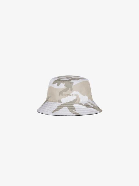 Givenchy GIVENCHY REVERSIBLE BUCKET HAT WITH CAMOUFLAGE PRINT