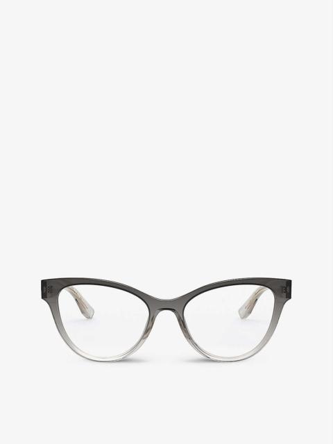 Miu Miu MU01TV cat’s-eye frame acetate optical glasses