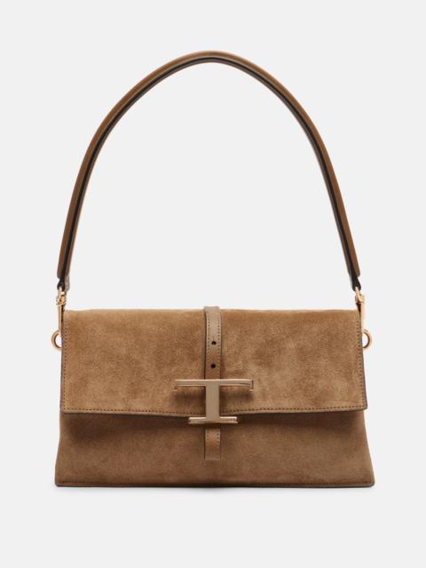 Tod's T Timeless Small suede shoulder bag