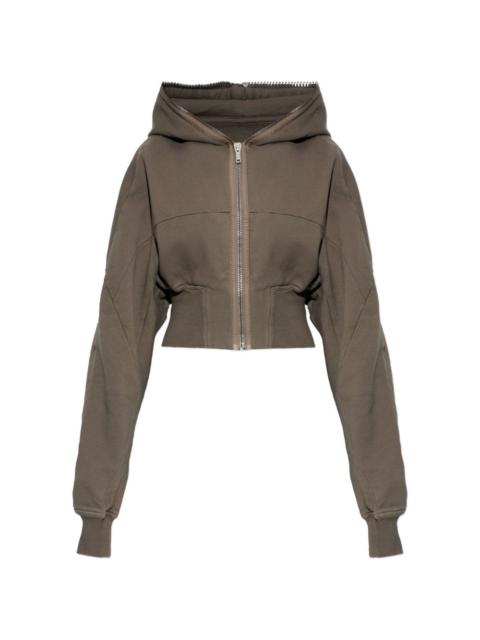 Rick Owens DRKSHDW zip hooded hoodie