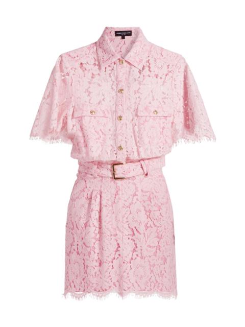 GENERATION LOVE Women's Morgana Lace Belted Dress - Sugar Pink