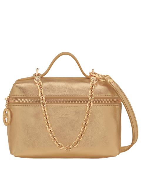 Le Pliage Xtra Crossbody bag Gold - Leather