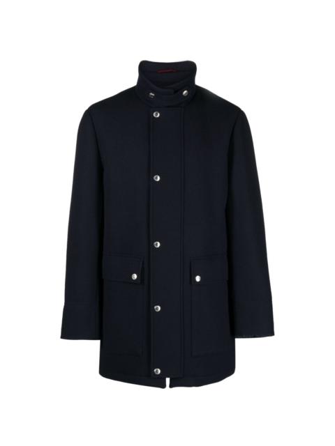 wool-blend coat