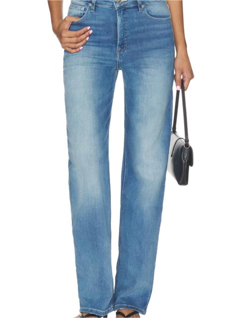 GOOD AMERICAN Soft Tech True Straight Jeans