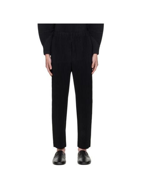 ISSEY MIYAKE Black Monthly Color January Trousers