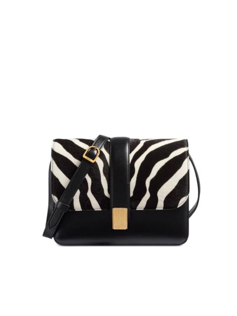 KHAITE Blake zebra-print cross body bag