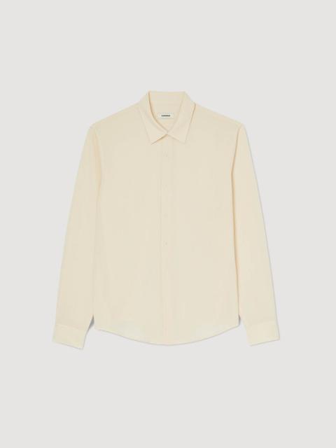 Sandro PLEATED LOOSE-FIT SHIRT