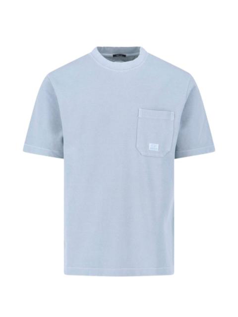 C.P. Company logo-patch pocket T-shirt