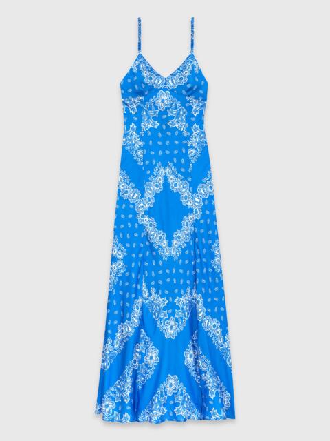 maje Patterned maxi dress