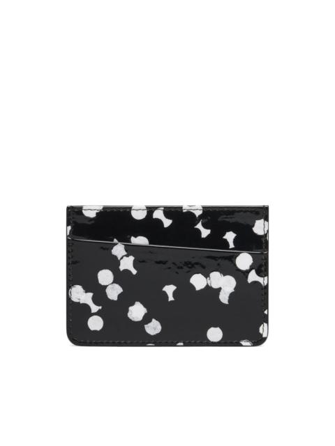 Maison Margiela confetti-print four-stitch card holder