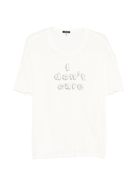 R13 I Don't Care graphic-print T-shirt