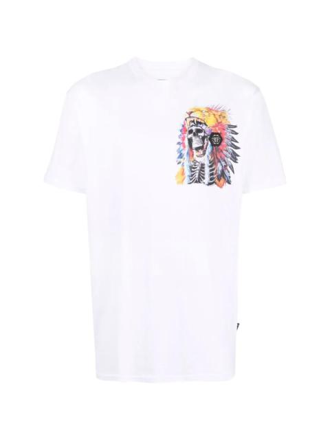 PHILIPP PLEIN 그래픽 인쇄 T 셔츠