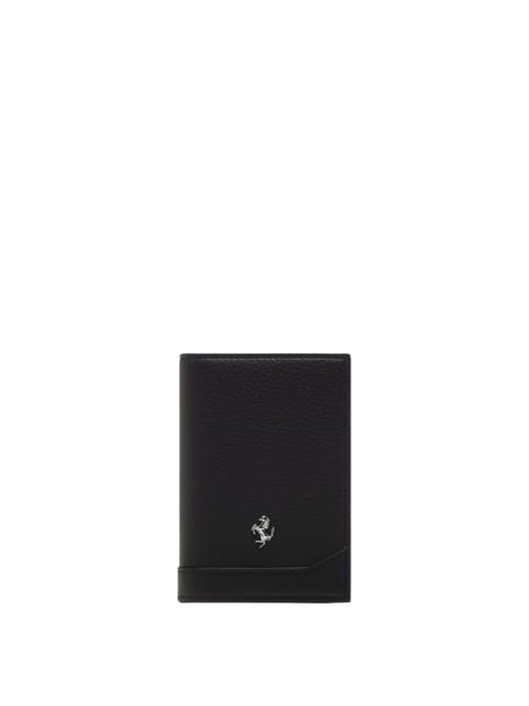 Ferrari GT Soft Card Holder in Granata Leather