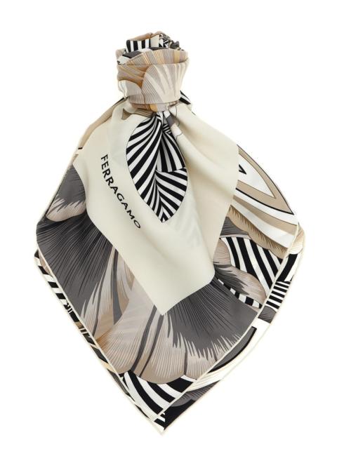 FERRAGAMO 'Brezza' print scarf