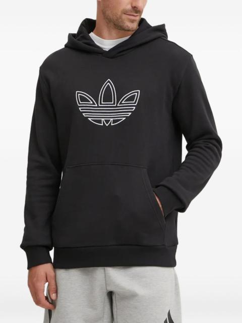 adidas logo-embroidered hoodie