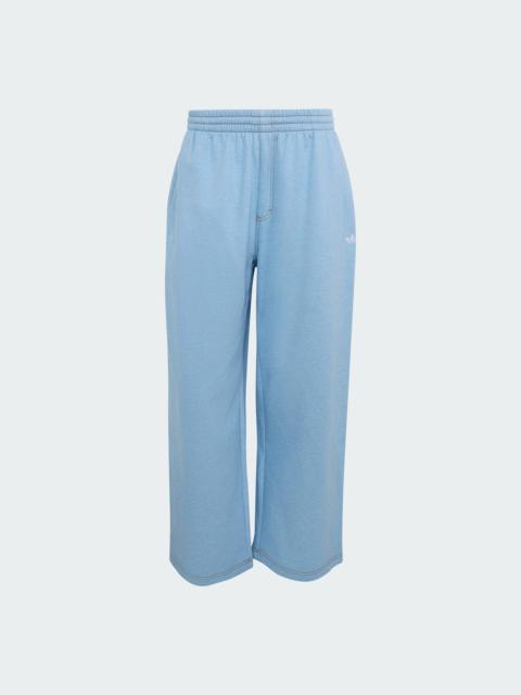 adidas TREFOIL ESSENTIALS MELANGE BAGGY OPEN HEM PANTS