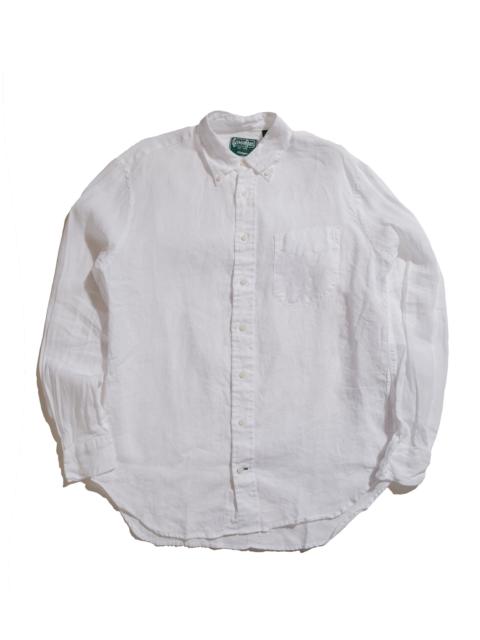 Gitman Vintage White Linen Long Sleeve Shirt
