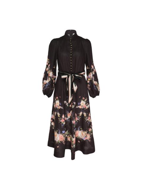 Zimmermann Valiant Button Midi Dress