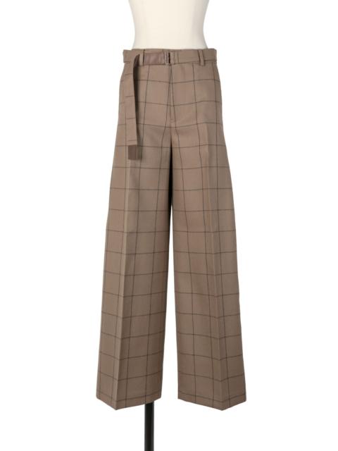 Windowpane Pants