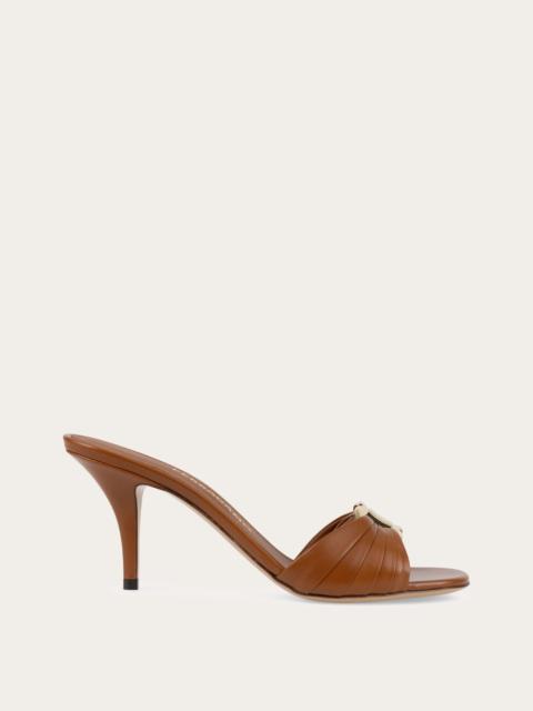 FERRAGAMO Gancini ornament mule