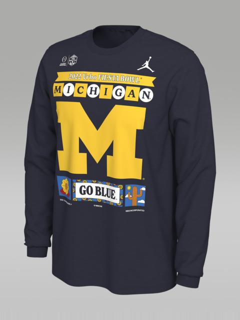 Men's Michigan Bowl Bound Playoff Jordan College Football Long-Sleeve T-Shirt