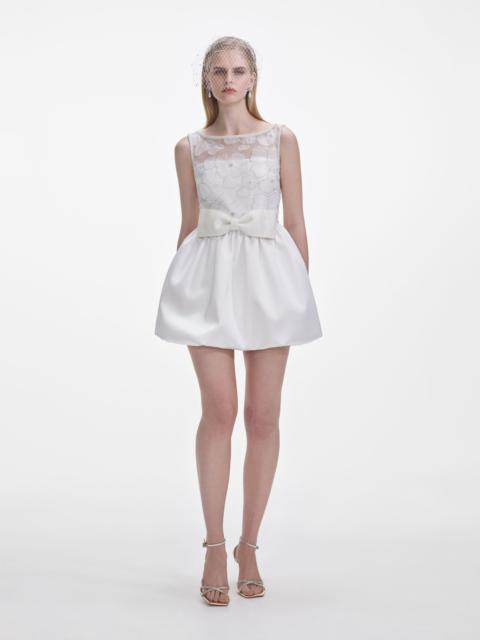 White Tulle Mini Dress