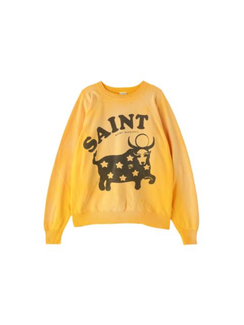 SAINT M×××××× Saint Michael 'Cow' Crewneck (Yellow)