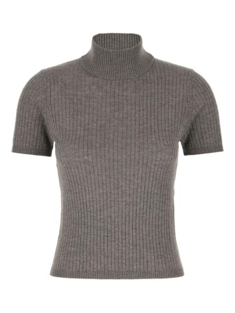 Max Mara ribbed turtleneck top
