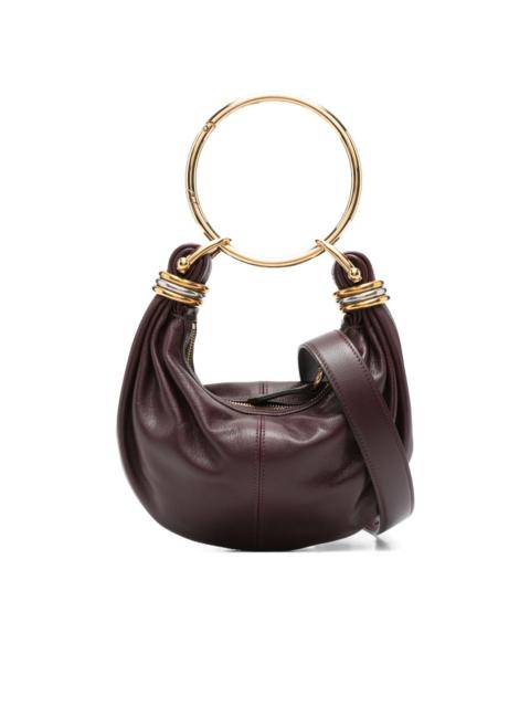 Chloé circular-handle leather tote bag