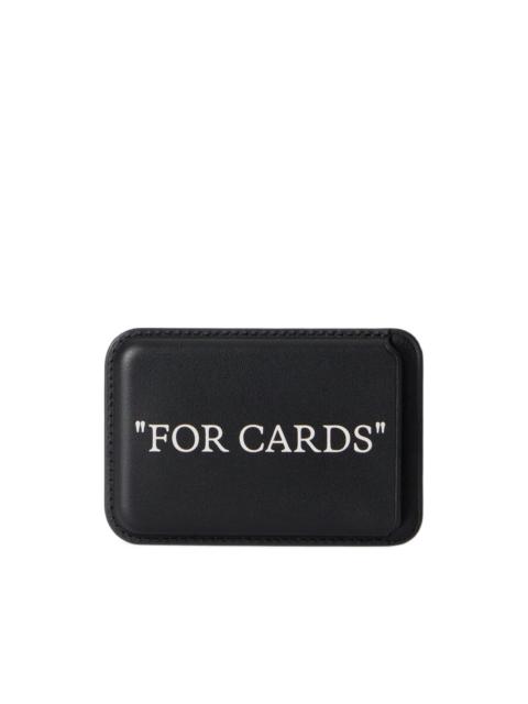 Off-White leather cardholder
