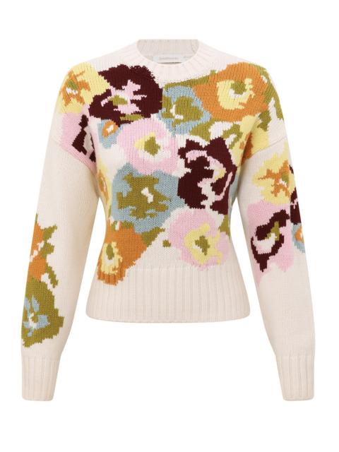 Zimmermann LUNA FLORAL SWEATER