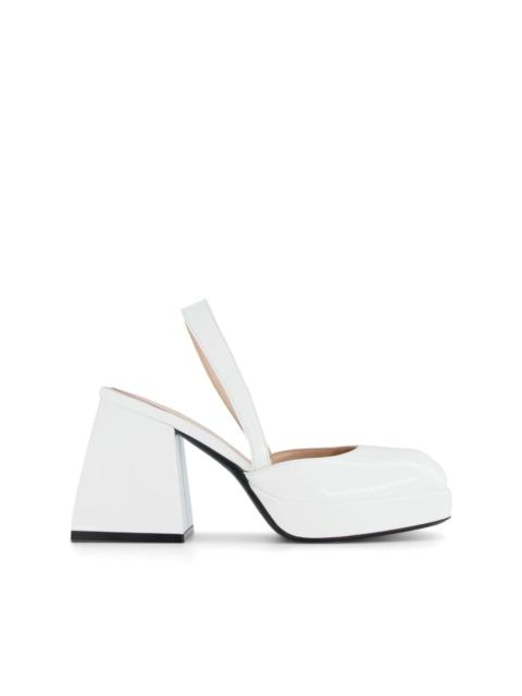 NODALETO Bulla Jones 90mm leather pumps